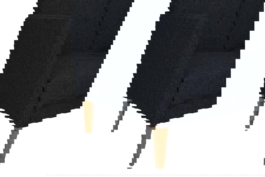 Dorel Home Regal 3-Seater Sofa Bed in Blue Fabric