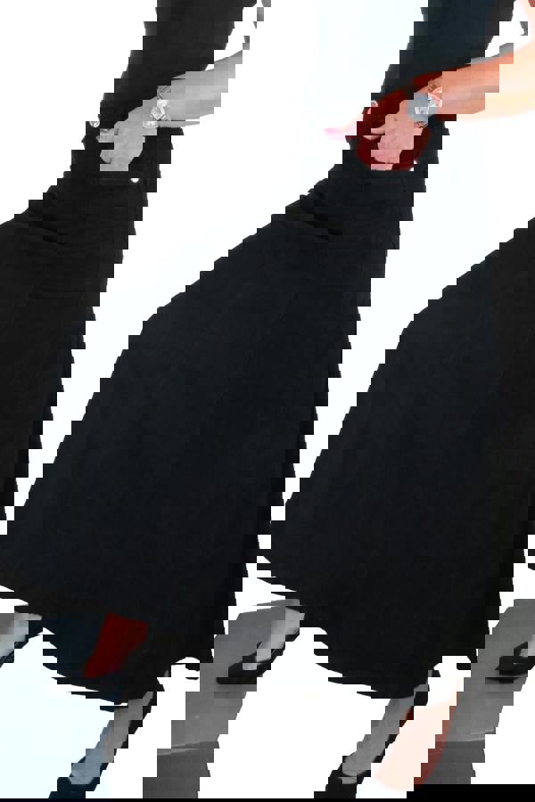 Paulo Due Women's Flared Denim Maxi Skirt