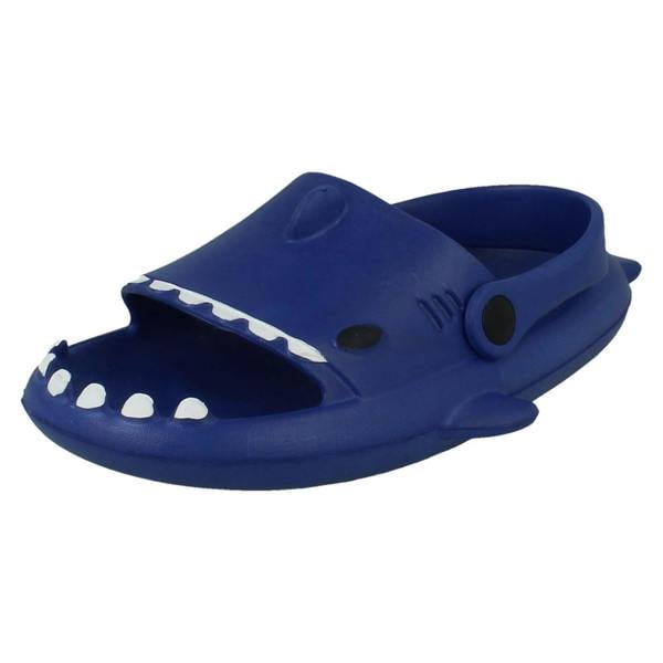 Spot On Childrens Spot On Cute Shark Detailed Summer Clogs N0076
