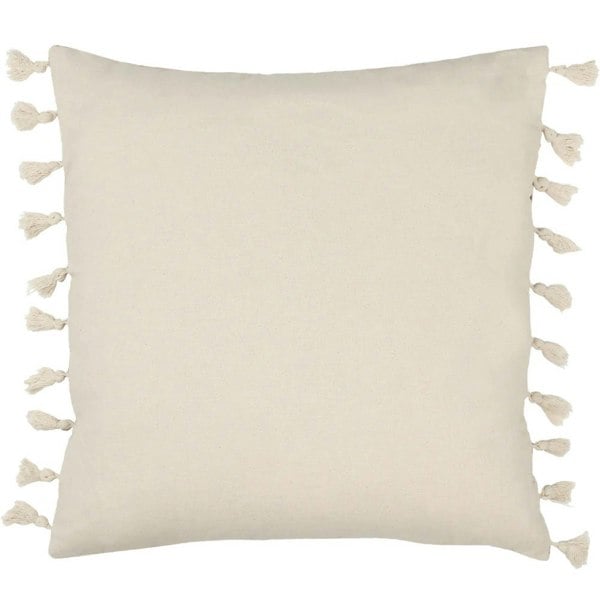 Furn Kalai Tufted Tassel Cushion Cover - Brick Red