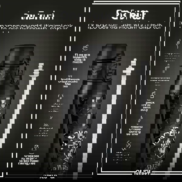 ION8 NFL x ION8 Insulated Steel Water Bottle, NFL Raiders, 750ml (24oz)