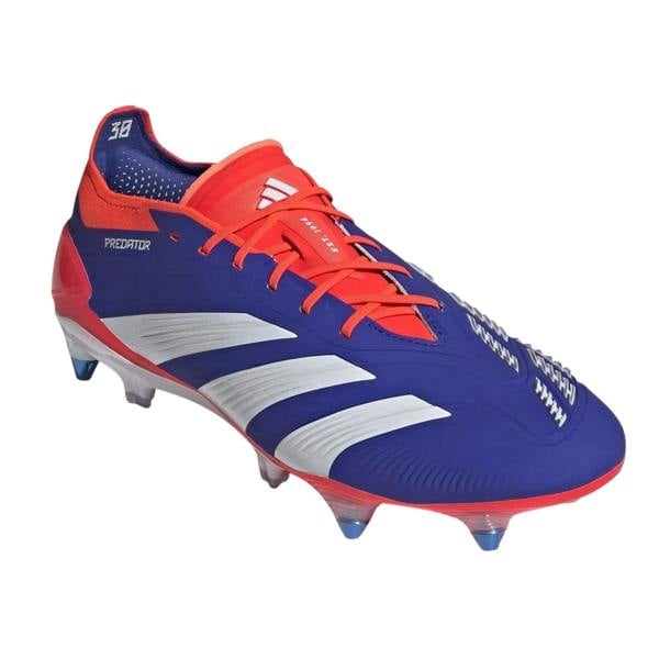 Adidas Unisex Adult Predator Soft Ground Football Boots - Blue/White/Red - 