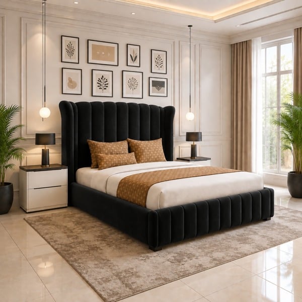 Paradise Beds Stylo Winged Bed