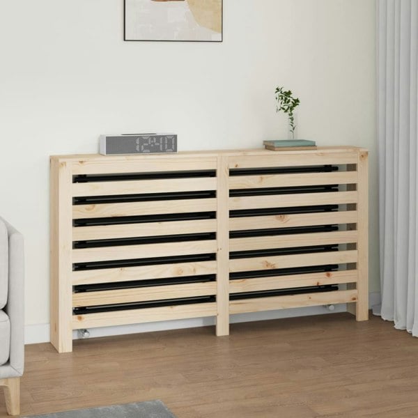Berkfield Radiator Cover 153x19x84 cm Solid Wood Pine
