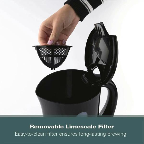 Hamilton Beach Essential 1.7L Plastic Kettle - Black - Hamilton Beach UK