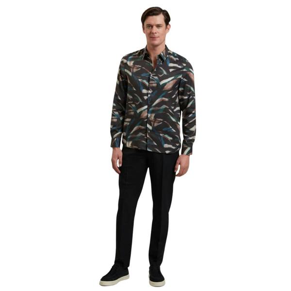 Ted Baker Selwynt Lightweight Wool Blend Black Trousers