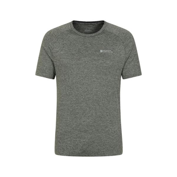 Mountain Warehouse Mens Agra Striped IsoCool T-Shirt - Dark Khaki - 