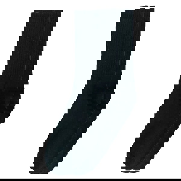 Anysox Anyfootwear 5 Pairs Black Size 4-10 Sports Socks Solid Colors Cotton Skateboard Knitted Casual Unisex