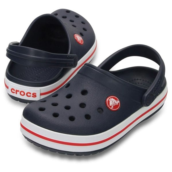 Crocs Crocband Thermoplastic Navy / Red Loafers
