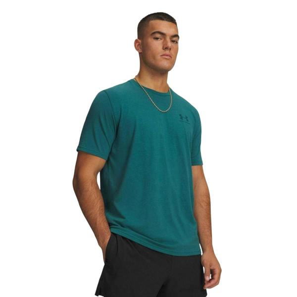 Under Armour Mens Sportstyle Chest Logo T-Shirt - Green - 