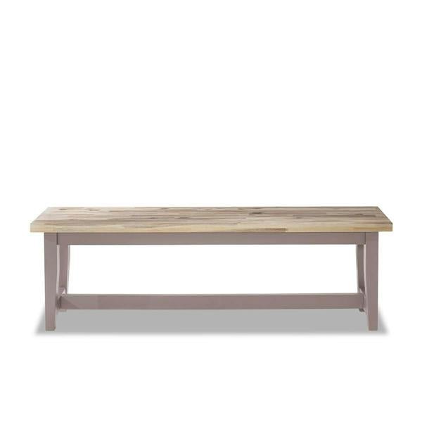 Statement Furniture Florence Solid Acacia Hardwood Dining Bench 140cm Long