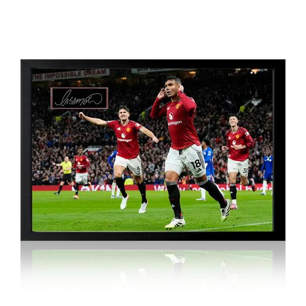 Casemiro Signed Plaque Iconic Frame