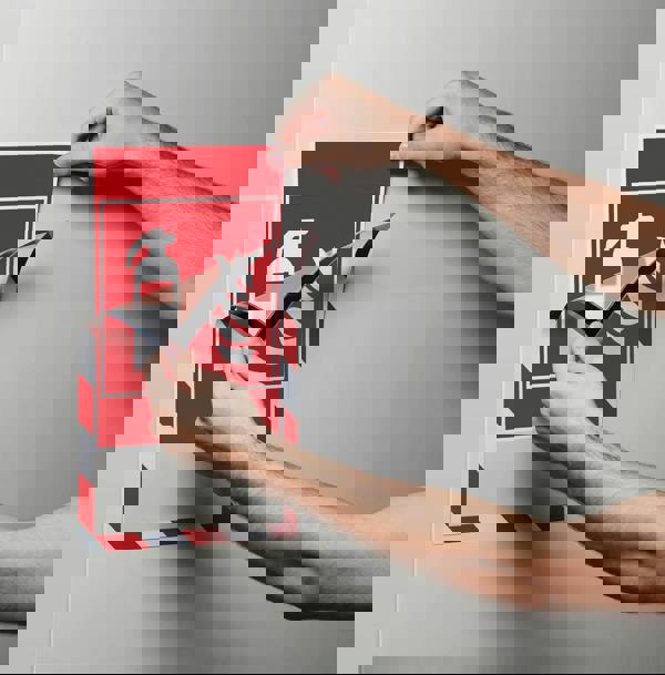 Durable DURAFRAME Magnetic Document Signage Frame for Metal | 5 Pack | A6 Black