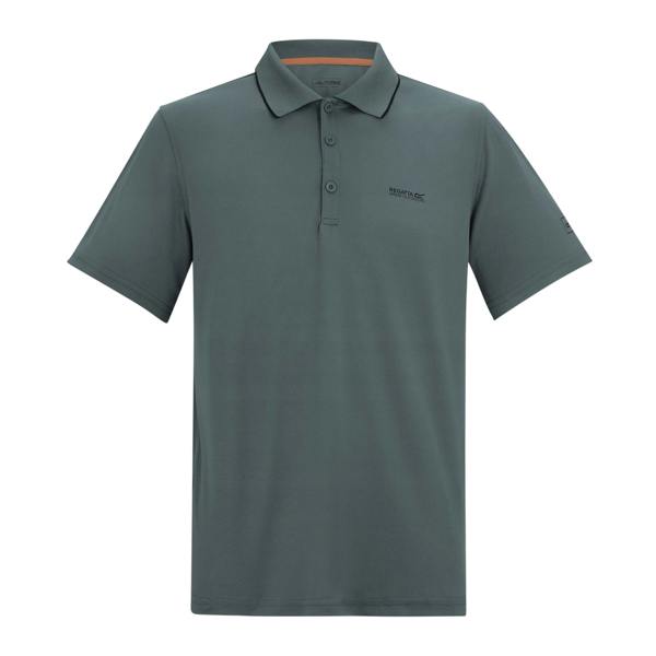 Regatta Mens Maverick V Active Polo Shirt - Dark Storm - 