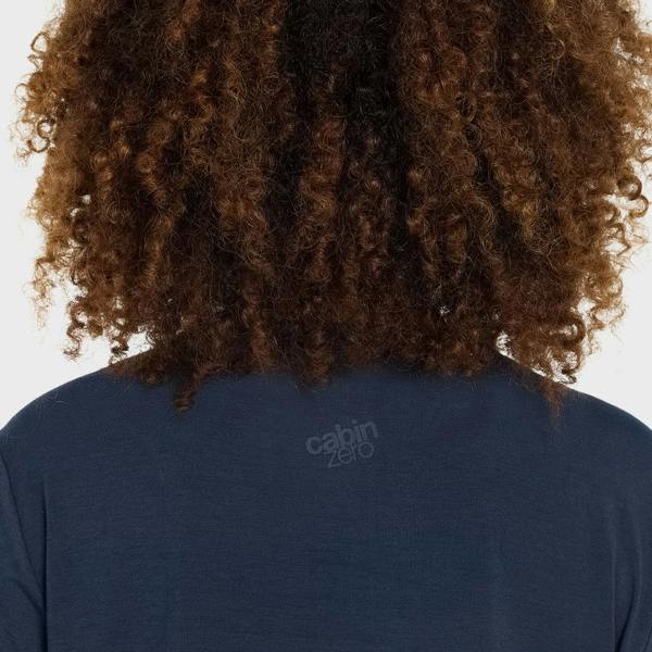 CabinZero Ultralight Travel T-shirt - Blue Shimmer