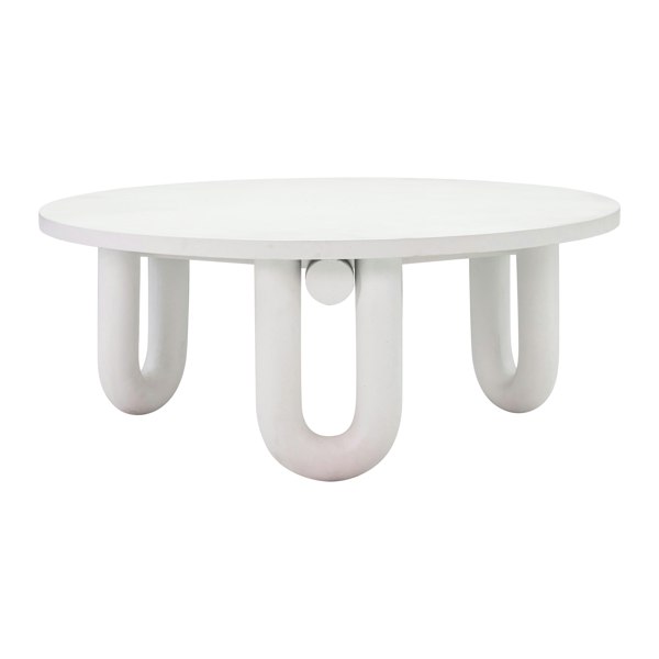 Furniture Edit Tildy Concrete Coffee Table - UK