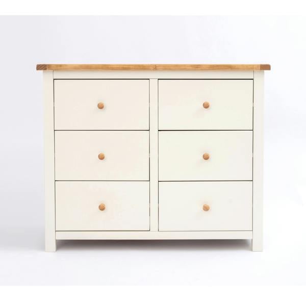 Maggiori 6 Drawer Chest of Drawers Wood Knob