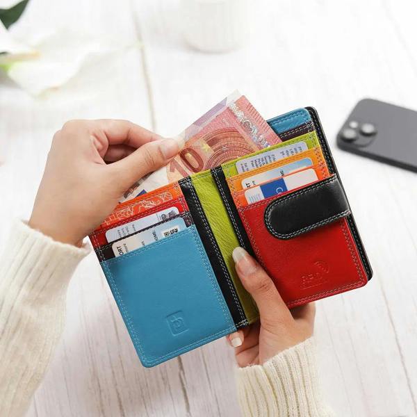 organised view of Medium Leather Purse Jasmine London