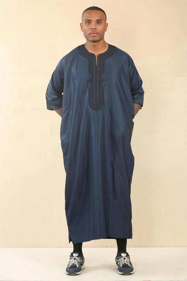 Infinity Leather Men's Moroccan Thobe Djellaba Jubba Robe Eid