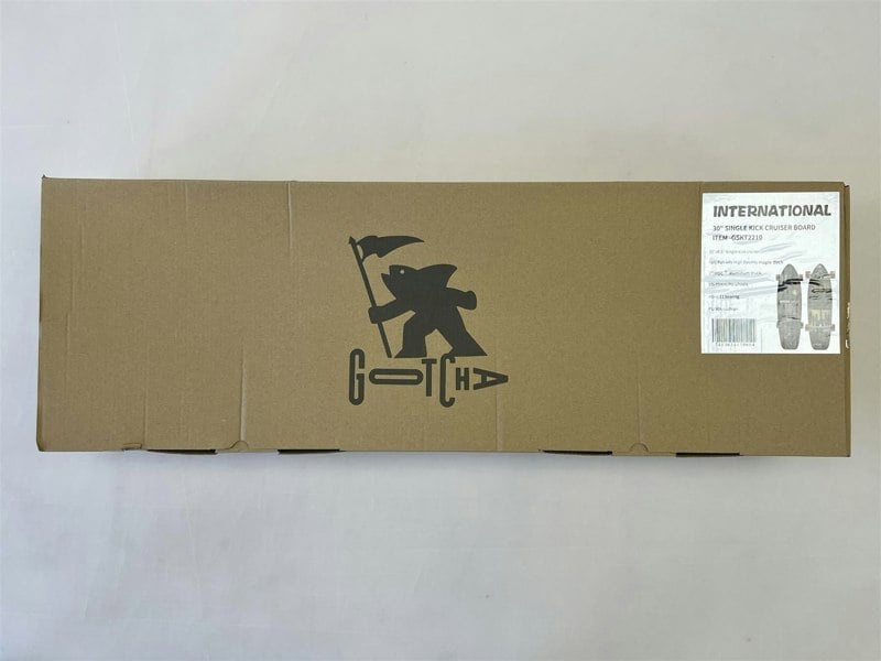 Gotcha Skateboard Gotcha International Complete Cruiser Black Red 30 Inch