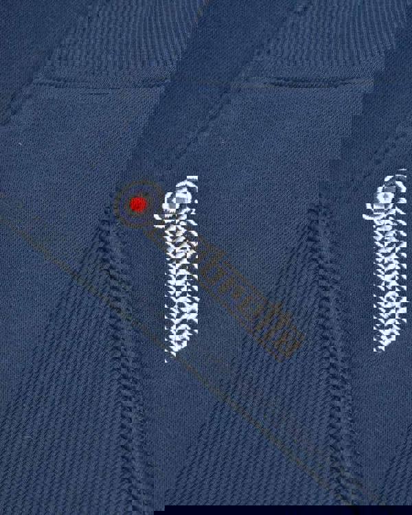 Lambretta Mens Contrast Pull Over Classic Target Hooded Hoodie