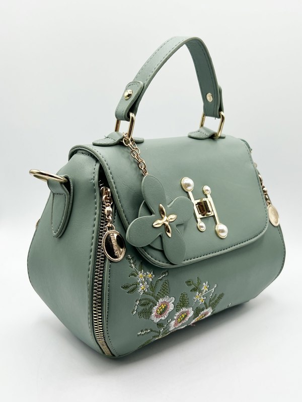 Embroidered Crossbody Bag - svnx