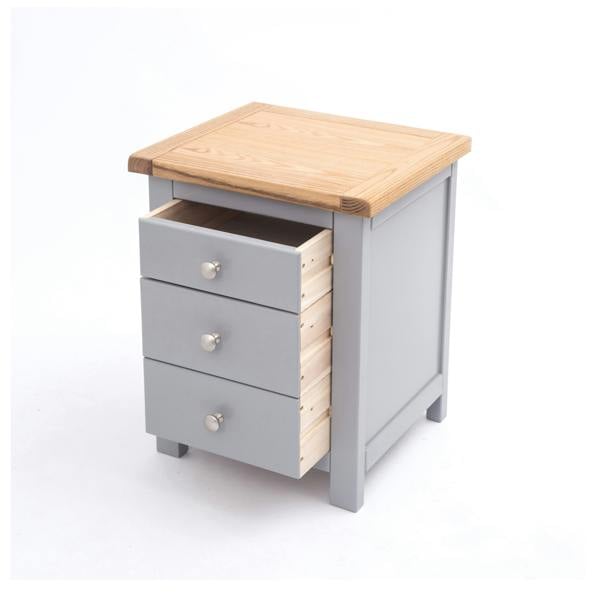 Cabinet Bits Mirano 3 Drawer Bedside Table