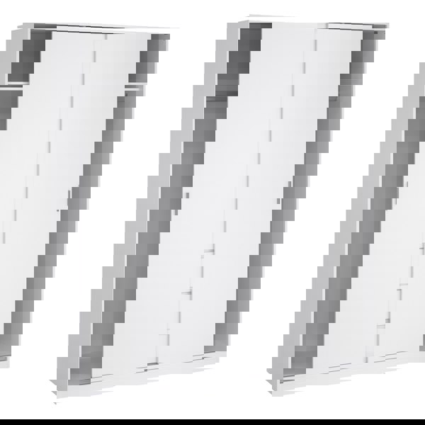 Furniture To Go Naia Wardrobe with 2 sliding doors + 1 door + 3 drawers in White High Gloss