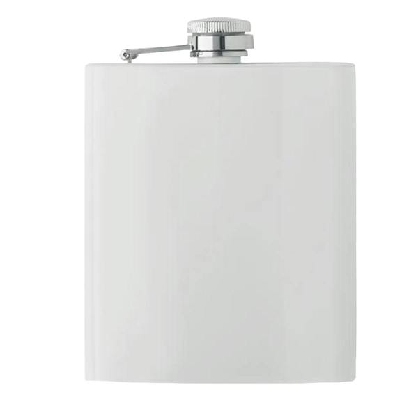 MidOcean Sublim Slim 180ml Hip Flask - White - 