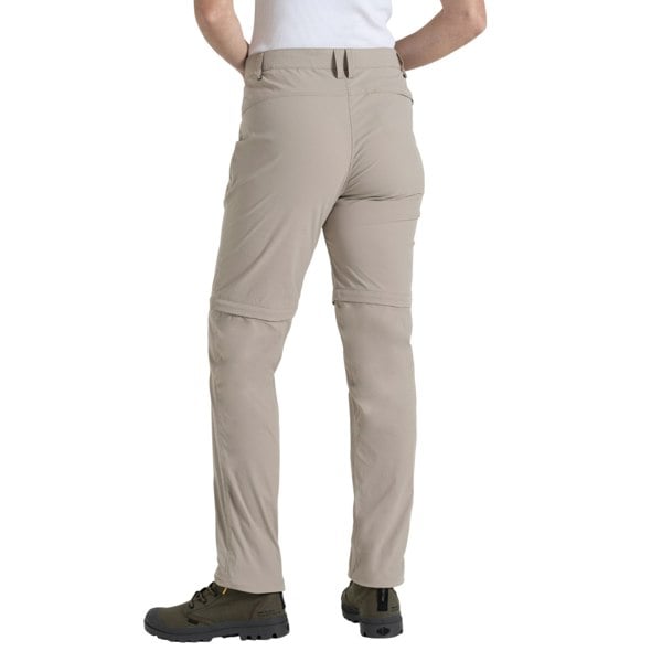 Craghoppers Women's Pro III Nosilife Convertible Trousers - Soft Mushroom