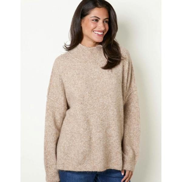 Blue Vanilla High Neck Soft Jumper