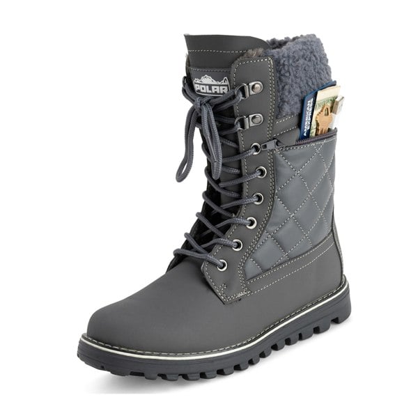 VIVA Polar Women's Memory Foam Thermal Deep Tread Rubber Sole Snow Boots