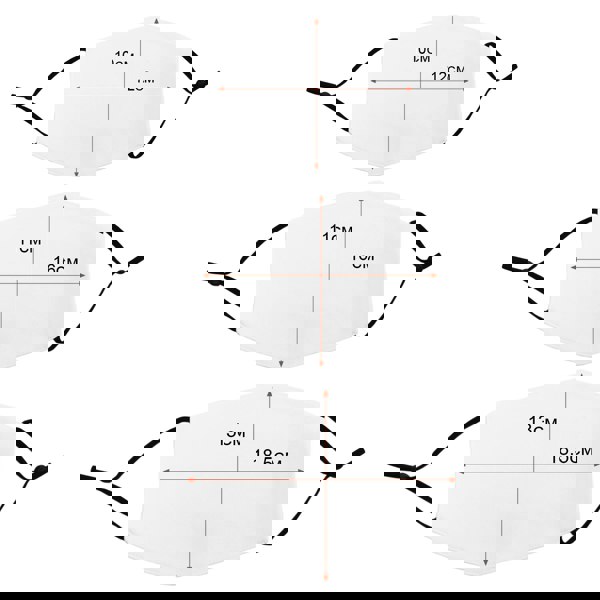 PixMax Face Masks Sublimation Blanks Bundle / 50 Pack