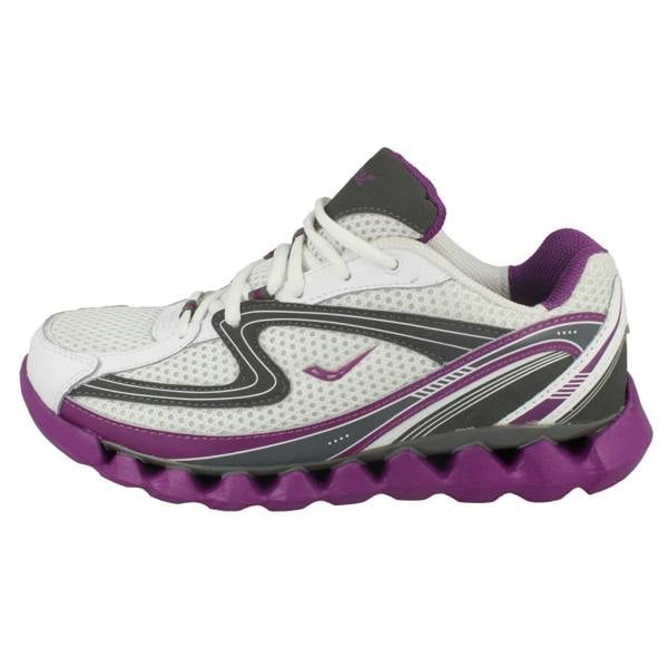 Ladies Ascot Casual Lace Up Trainers Spring Wave