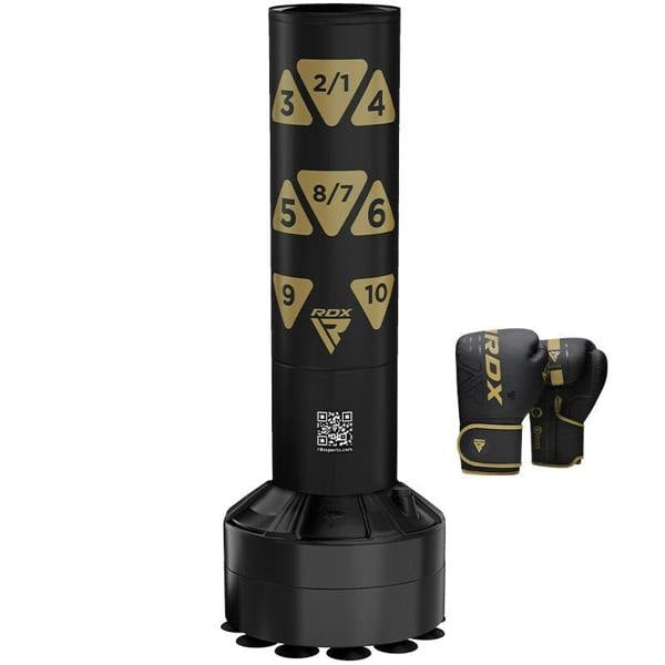 RDX Sports FREE STANDING KIDS PUNCH BAG TARGET GOLD-4FT