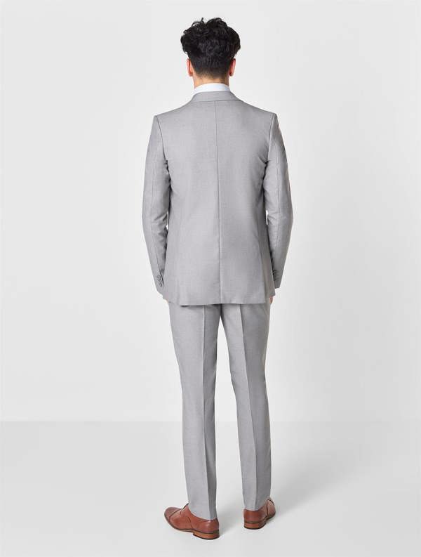 Grey checked suit for boys