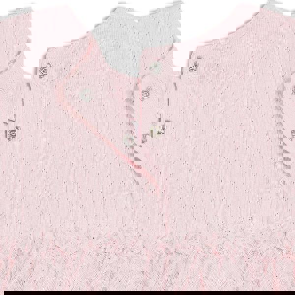 Mini Cuddles Baby Girls Floral Embroidered Dress, Pink