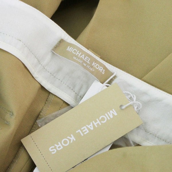 Michael Kors tailored-fit trousers with a wide flared leg