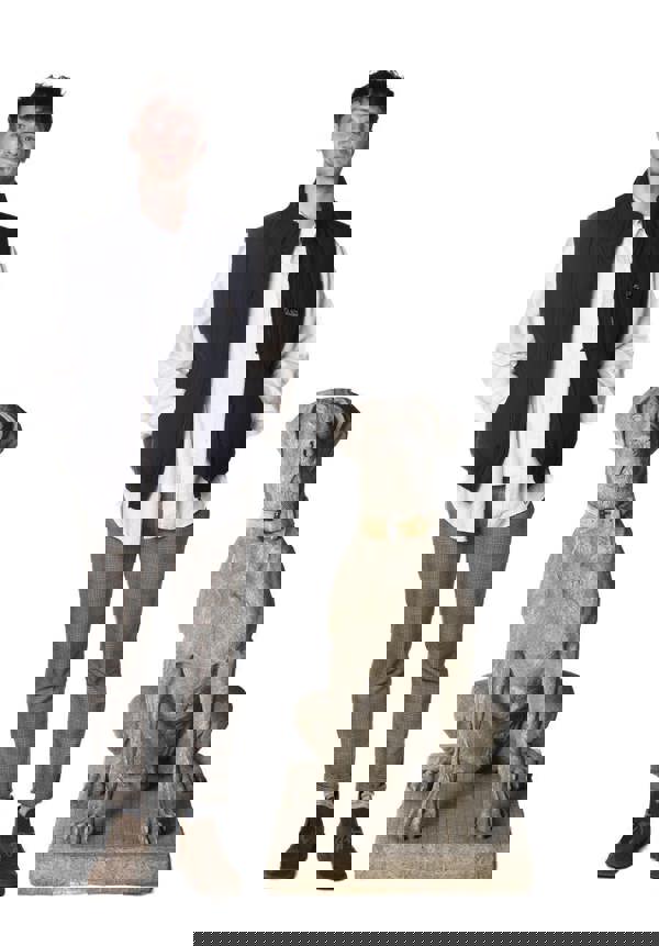 Giant Life-size Hunting Dog Great Dane Statue - classic finish