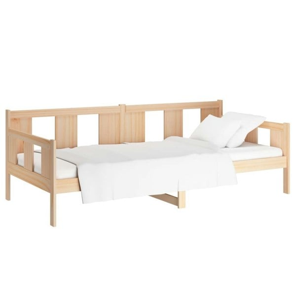 Berkfield Day Bed Solid Wood Pine 90x200 cm