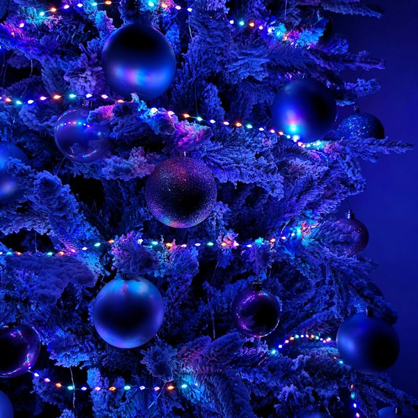 Samuel Alexander 6.4m Compact MicroBrights Christmas Lights with 400 LEDs in Rainbow