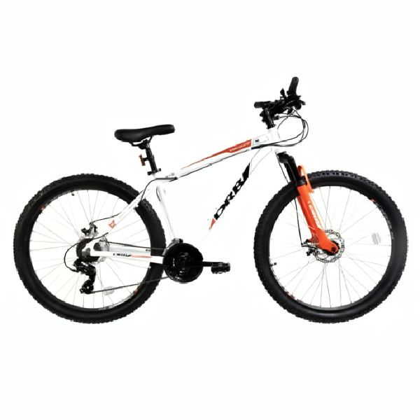Dallingridge Viscount Mens Mountain Bike, 27.5in Wheel, 17in Frame - White/Red