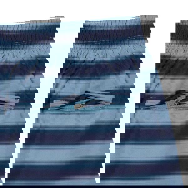 Lacoste Mens Striped Swimming Trunks - Blue - 