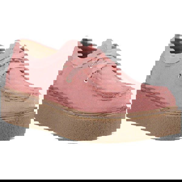 Hush Puppies Bridie Suede Leather Women's Pink Moccasins Shoes
