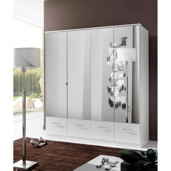 Imago White 4 Door 4 Drawer