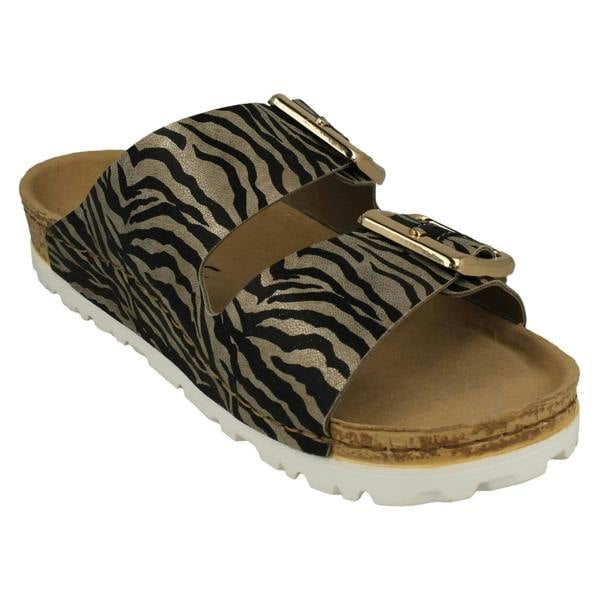 Rieker Ladies Rieker Mule Sandals With Adjustable Straps 69850