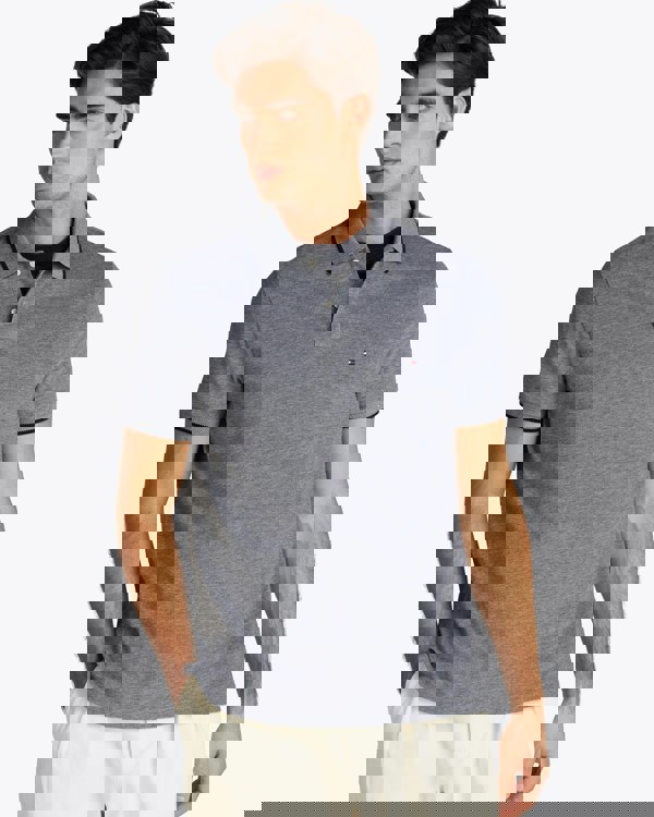 Tommy Hilfiger Tommy Hilfiger Oxford Two Tone Tipped Mens Polo