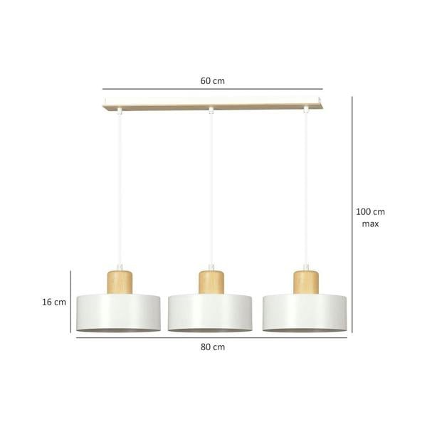 Emibig TORIN Pendant lamp  3 x E27 White