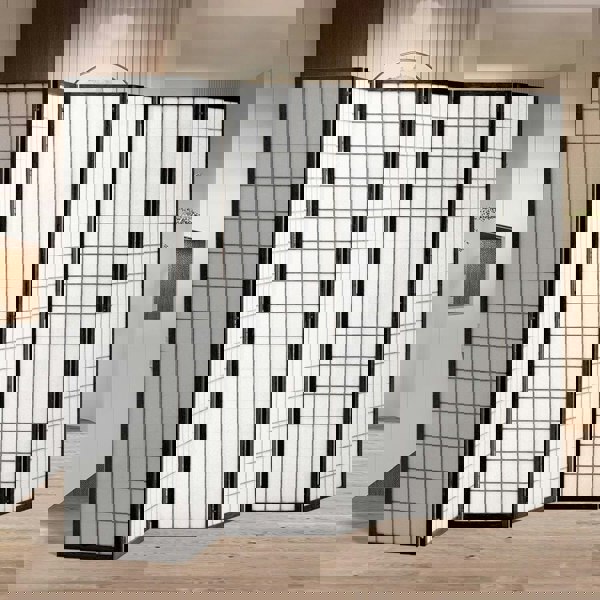 6-Panel Solid Wood Folding Room Divider Screen Natural Room Dividers Living and Home