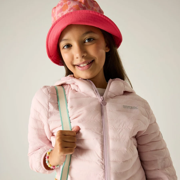 Regatta Kids Hillpack Hooded Jacket - Pink Haze